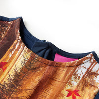 Abito da Bambina a Maniche Lunghe Blu Marino 104cod mxl 84251