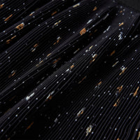 Gonna da Bambina a Strati con Design Arricciatura Nera 92 14897