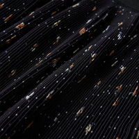 Gonna da Bambina a Strati con Design Arricciatura Nera 140