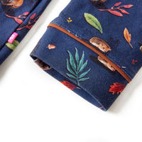 Abito da Bambina a Maniche Lunghe Blu Marino 104 14913