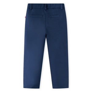 Pantaloni per Bambini con Finiture Nere Blu Marino 104 14923