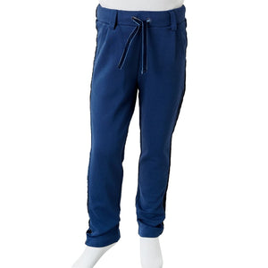 Pantaloni per Bambini con Finiture Nere Blu Marino 140 14926