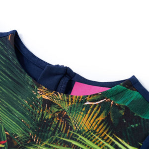 Abito da Bambina a Maniche Lunghe Blu Marino 128cod mxl 108451