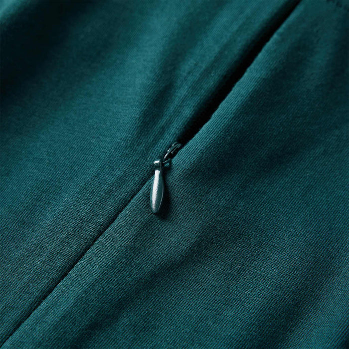 Abito da Bambina a Maniche Lunghe Verde Scuro 104 14933