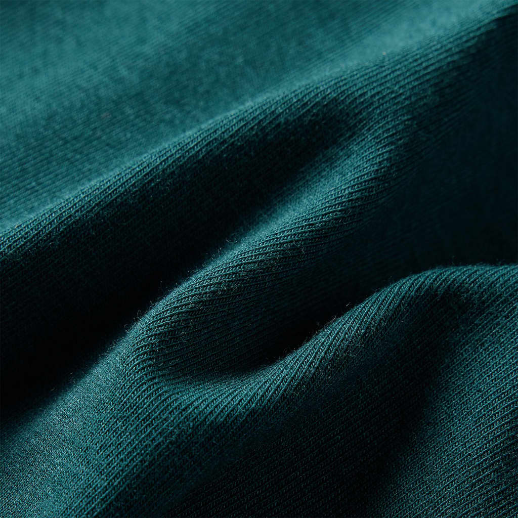 Abito da Bambina a Maniche Lunghe Verde Scuro 104 14933