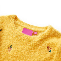 Maglione per Bambini Lavorato a Maglia Ocra 128cod mxl 132200