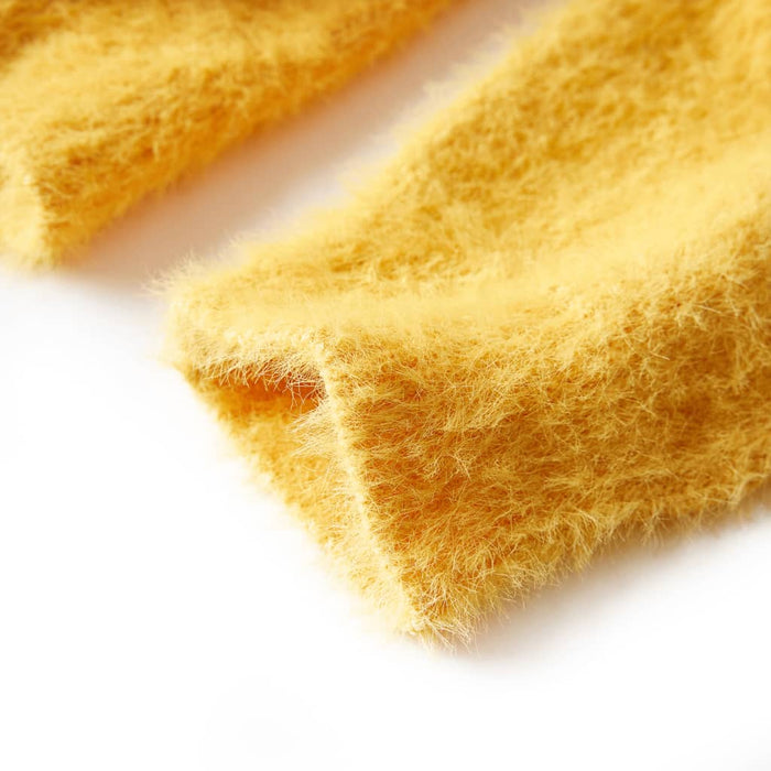 Maglione per Bambini Lavorato a Maglia Ocra 128 14940