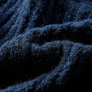 Cardigan da Bambina Lavorato a Mano Blu Marino 128 14955