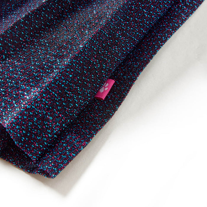 Gonna da Bambina con Brillantini Blu Marino 92 15051