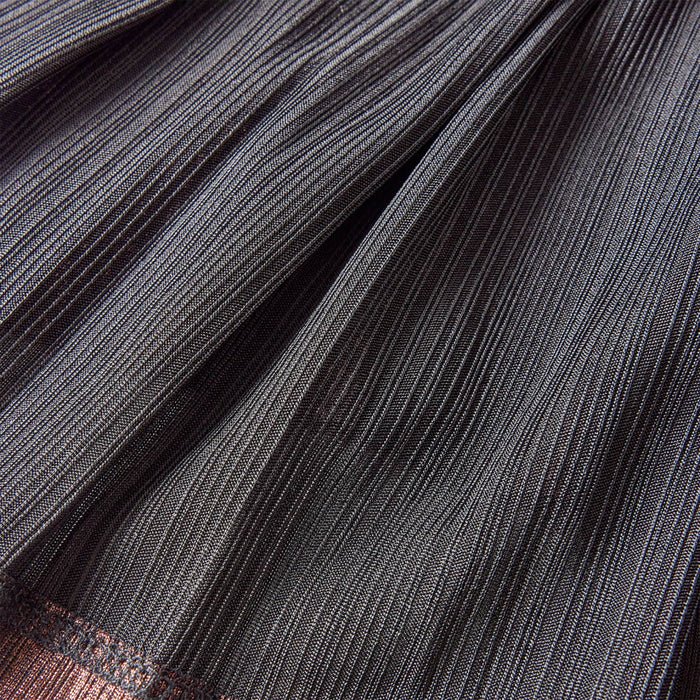 Gonna da Bambina con Brillantini Cognac 116 15083