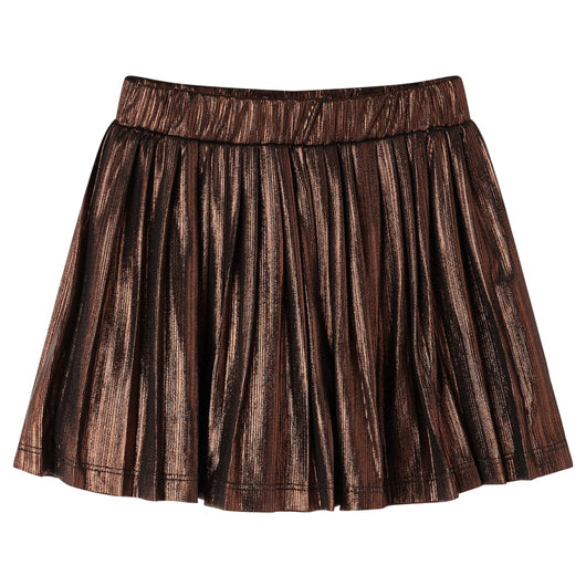 Gonna da Bambina con Brillantini Cognac 128cod mxl 108252