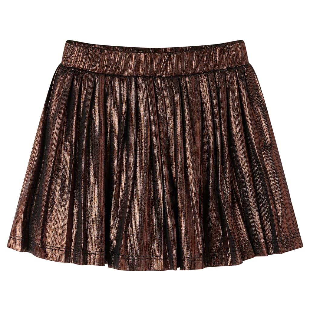 Gonna da Bambina con Brillantini Cognac 140cod mxl 84271