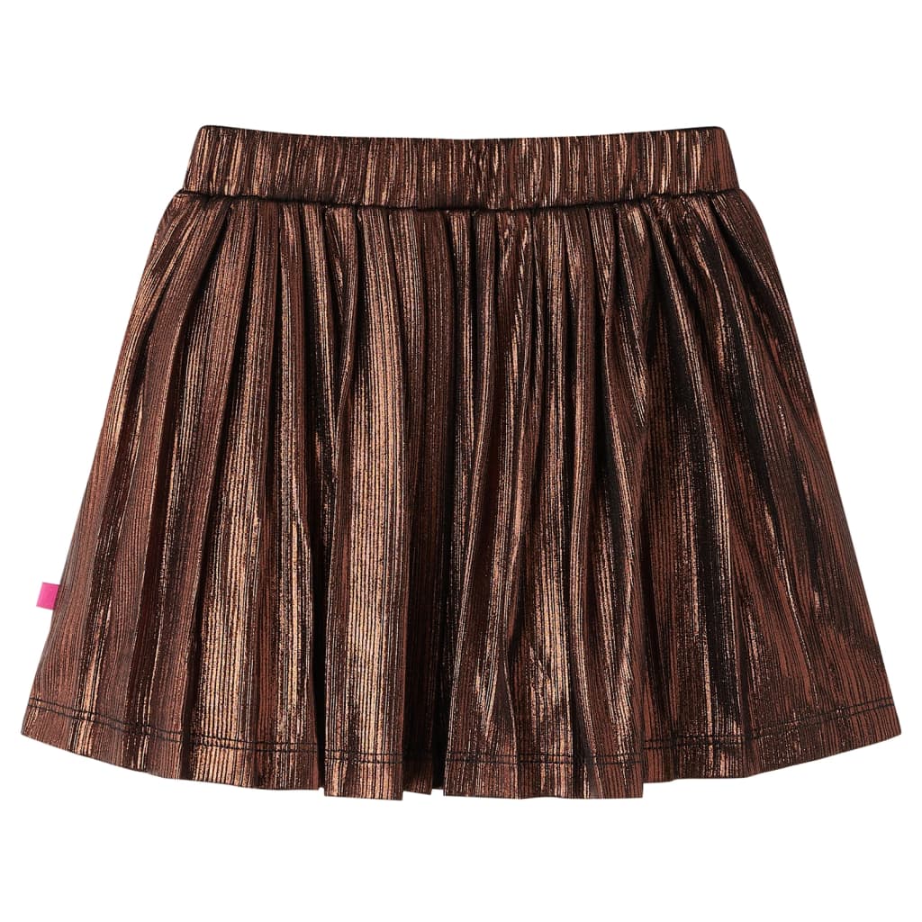 Gonna da Bambina con Brillantini Cognac 140cod mxl 84271