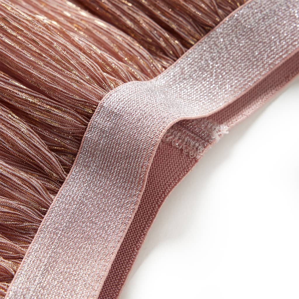 Gonna da Bambina con Brillantini Rosa Tenue 128