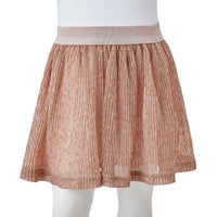 Gonna da Bambina con Brillantini Rosa Tenue 128