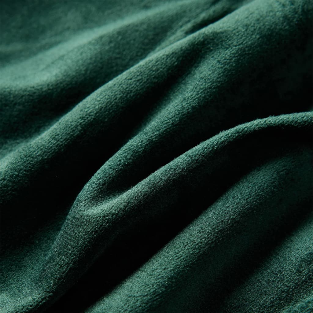 Camicetta da Bambina con Arricciature Verde Scuro 92 15106