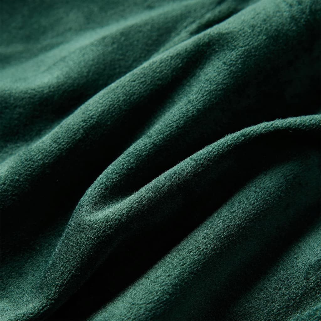 Camicetta da Bambina con Arricciature Verde Scuro 128 15109