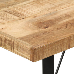 Tavolino da Bar 110x55x107 cm Legno Massello di Mango e Ferro 356381