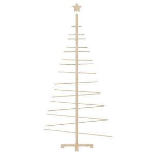Albero di Natale Decorativo in Legno 180 cm Legno Massello Pino 357991
