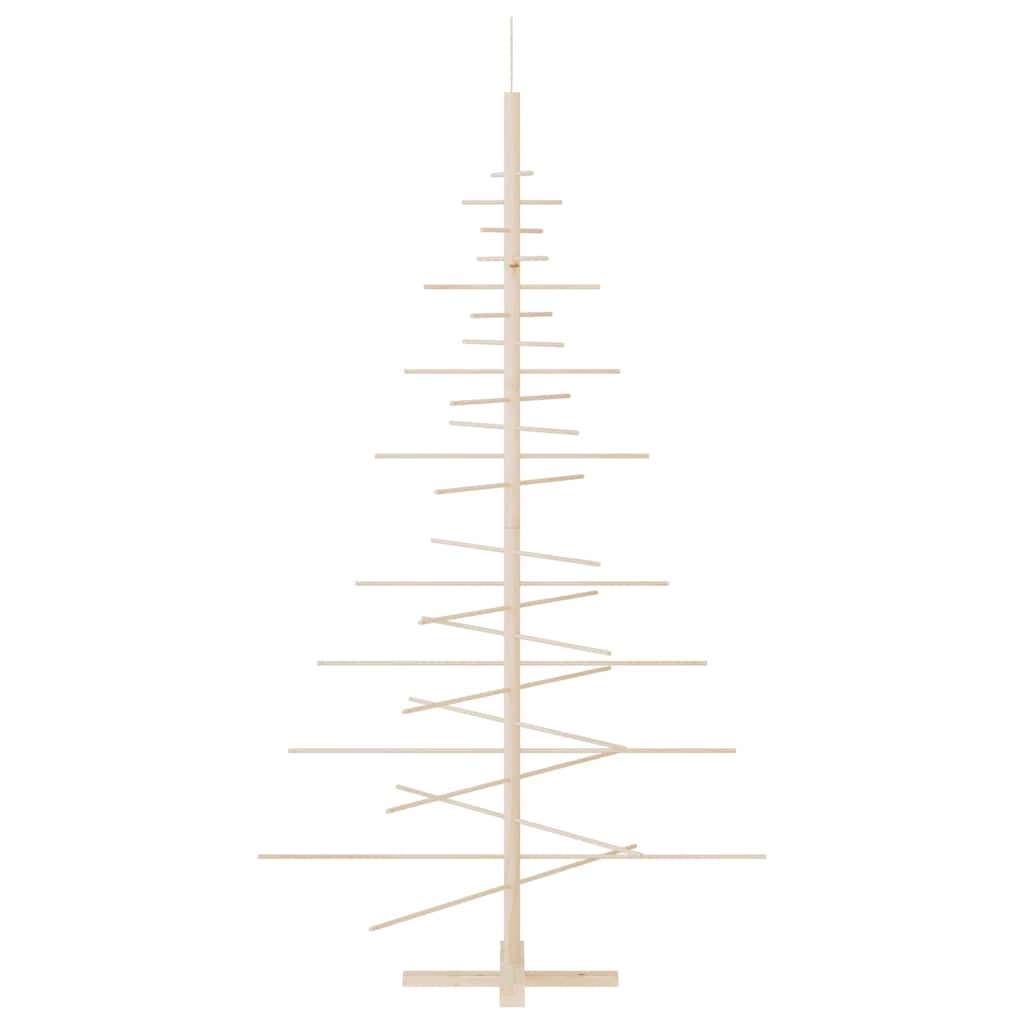 Albero di Natale Decorativo in Legno 180 cm Legno Massello Pino 357991