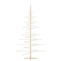 Albero di Natale Decorativo in Legno 180 cm Legno Massello Pino 357991