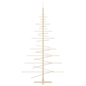 Albero di Natale Decorativo in Legno 180 cm Legno Massello Pino 357991