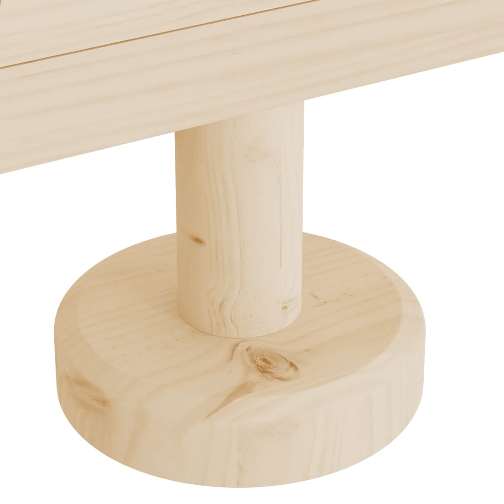 Alberi di Natale Decorativi in Legno 2pz 30cm Massello di Pino 357992