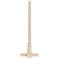 Albero di Natale Decorativo in Legno 60 cm Legno Massello Pino 357993