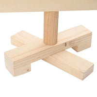 Albero di Natale Decorativo in Legno 60 cm Legno Massello Pino 357993