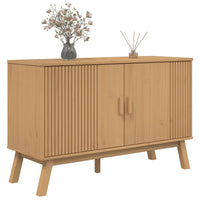 Credenza OLDEN Marrone 114x43x73,5 cm in Legno Massello di Pino 358609