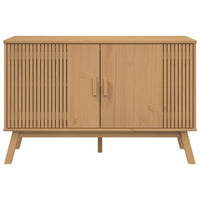 Credenza OLDEN Marrone 114x43x73,5 cm in Legno Massello di Pino 358609