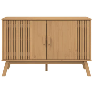 Credenza OLDEN Marrone 114x43x73,5 cm in Legno Massello di Pino 358609