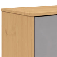 Scarpiera scarpiera mobili portaoggetti ingresso corridoio soggiorno e legno massello di pino grigio 02_0022032