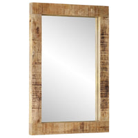 vidaXL Set Mobili da Bagno 2pz in Legno Massello di Mango