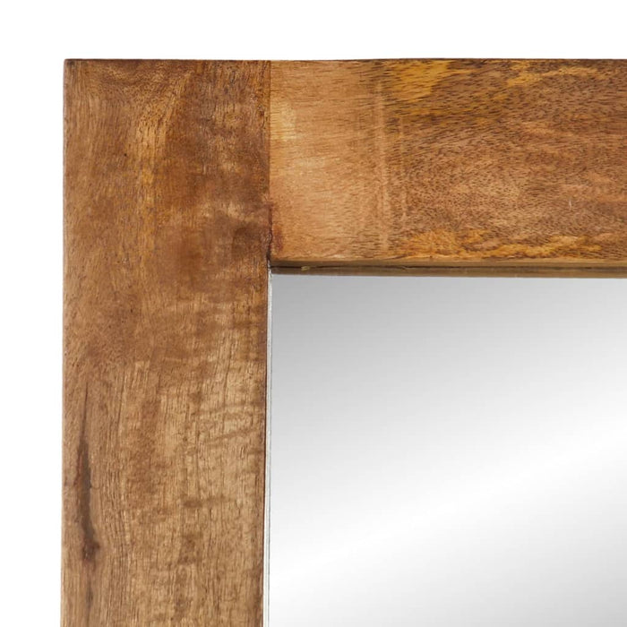 vidaXL Set Mobili da Bagno 2pz in Legno Massello di Mango