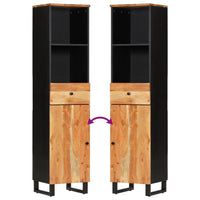 Set Mobili da Bagno 3pz in Legno Massello di Acacia 3200638