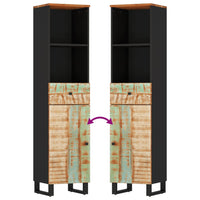 vidaXL Set Mobili da Bagno 3 pz in Legno Massello di Recupero