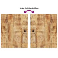 vidaXL Set Mobili da Bagno 4 pz in Legno Massello di Mango