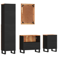 Set Mobili da Bagno 4 pz in Legno Massello di Acacia 3200642