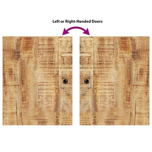 vidaXL Set Mobili da Bagno 5 pz in Legno Massello di Mango