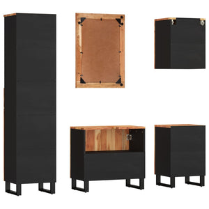 Set Mobili da Bagno 5 pz in Legno Massello di Acacia 3200646