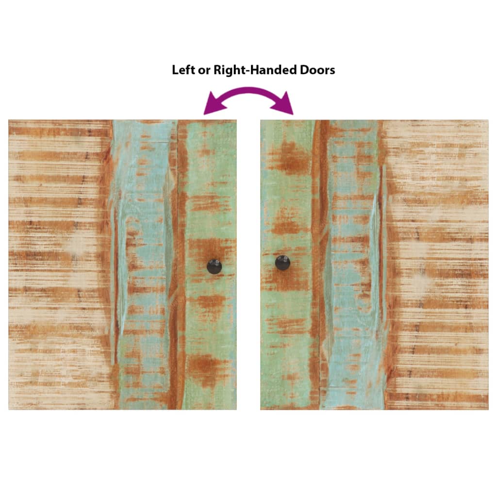 Set Mobili da Bagno 5 pz in Legno Massello di Recupero 3200647