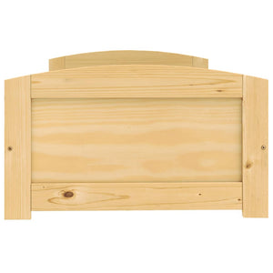 Dormeuse 2 Cassetti 90x200 cm Legno Massello Pino IRUN 3185207