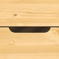 Dormeuse 2 Cassetti 90x200 cm Legno Massello Pino IRUN 3185209