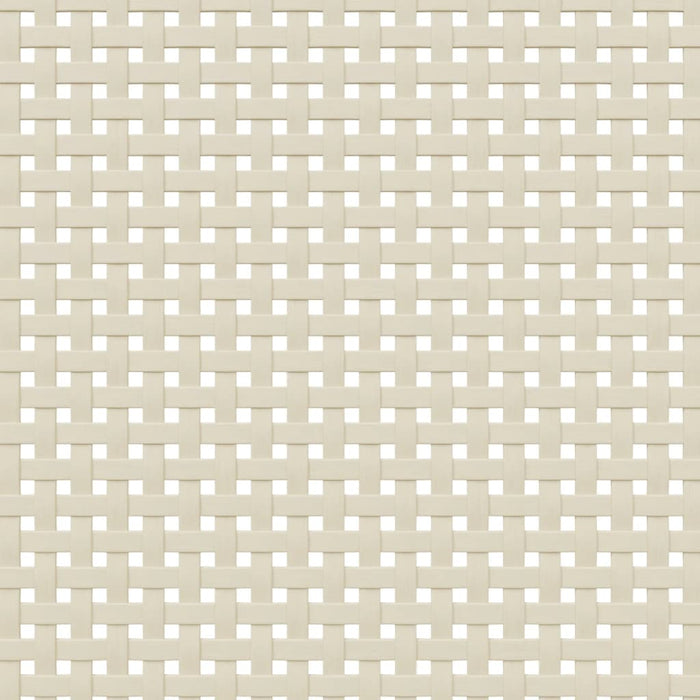 Credenza-Buffet-Armadio da cucina SENJA Aspetto Rattan Bianco 80x40x80 cm Massello Pino 546180