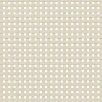 Credenza SENJA Aspetto Rattan Bianco 90x40x112cm Massello Pino 358053