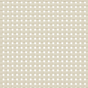 Credenza SENJA Aspetto Rattan Bianco 90x40x112cm Massello Pino 358053