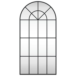 Specchio da Parete Nero 50x100 cm Arco in Ferrocod mxl 104230