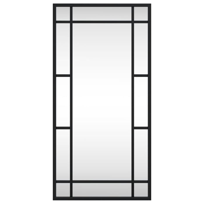 Specchio da Parete Nero 30x60 cm Rettangolare in Ferrocod mxl 128194