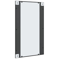 Specchio da Parete-Specchio a muro Nero 60x100 cm Rettangolare in Ferro
